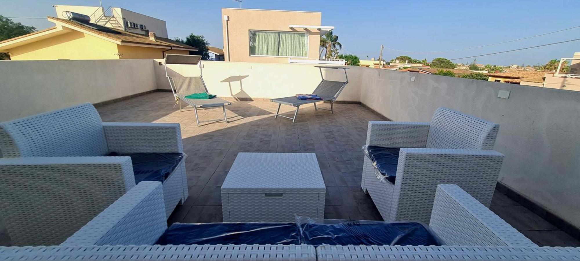 Villa La Terrazza Sul Mare Marzamemi Exterior foto